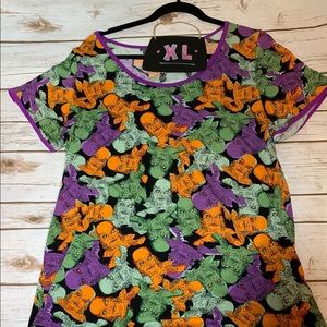 XL Lularoe Halloween Swamp Monster Classic T